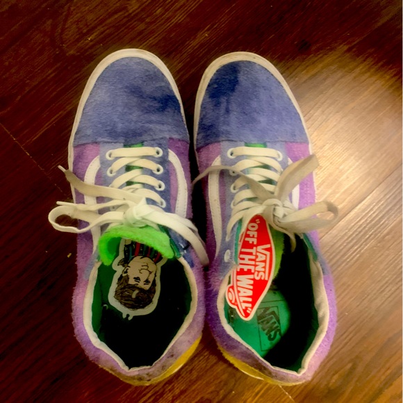 Vans Off The Wall Custom Hand-Dyed Retro Sneakers - Picture 3 of 3